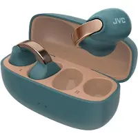 JVC HA-NP1T Casque True Wireless Stereo (TWS) Clip d'oreille Appels/Musique USB Type-C Bluetooth Bleu, Or