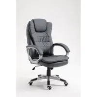 ActiveJet Fauteuil de bureau massant et chauffant YK7304 gris