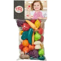 Ecoiffier 100 % Chef Play Food Gemüse, 40 Stück.