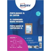 Avery Zweckform Pochettes pour badges grandes