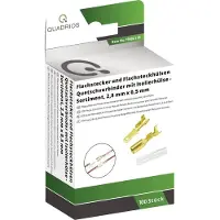 Quadrios QUAD 1908C179 Kit de douilles pour cosses plates 2.8 x 0.5 mm/0.5 -1.5 mm² 100