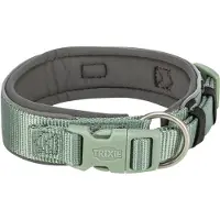 Trixie Collier Hond Premium Extra Breed Salie / Grafiet Grijs - 33-42X3,5 Cm (Chien, Promenade)