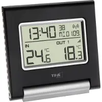 TFA-Dostmann Thermomètre radio guidé spot noir tfa 30.3030