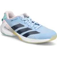 Adidas Chaussures d'intérieur Adizero Courterblast Femme Glow Blue/Shadow Navy/Clear Pink