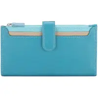 Mywalit Porte-monnaies 'Continental' bleu clair