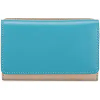 Mywalit Porte-monnaies 'Tri-fold' beige / bleu clair