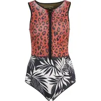 Billabong Combinaison en néoprène 'Sista' rouge / noir / blanc cassé