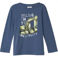 s.Oliver T-Shirt saphir / vert pastel / noir / blanc