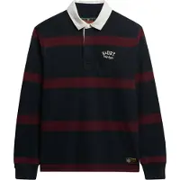 Superdry T-Shirt marine / rouge foncé / blanc