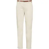 Comma Pantalon chino crème / marron châtaigne