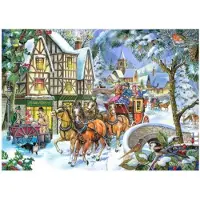 The House of Puzzles Puzzle Snow Coach 500 XL Teile Karton