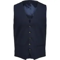 Selected Neil Slim Fit Waistcoat Bleu 98 Homme