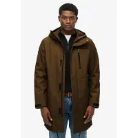 Superdry Parka mi-saison olive / noir