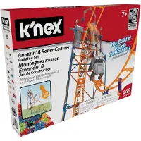 K'nex | Amazin' 8 Coaster | Construction Set for Boys and Girls, Theme Park, Roller Coaster, 448 Pie