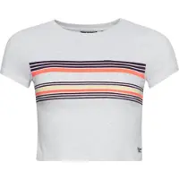 Superdry T-shirt jaune / gris clair / violet / orange / noir