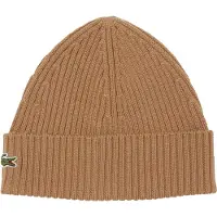 Lacoste Bonnet Côtelé | One Size | Marron