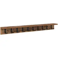 vidaXL Porte-manteau mural Bois ancien 100 x 10.5 x 10.5 cm