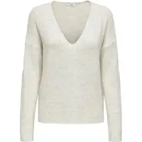 JDY Pull-over 'JDYELANORA' blanc chiné