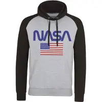 Nasa - Baseball Sweat Hoodie - Old Glory - (Xl)
