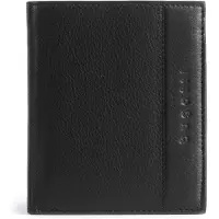 Bugatti porte-monnaie Nome Wallet With Flap + Zip Black noir
