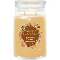 Yankee candle Glistening Leaves bougie parfumée Signature 567 g