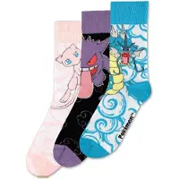 Pokémon Chaussettes Gaming de - Chaussettes Crew - EU 39-42 - pour Homme - multicolore - Taille EU 39-42