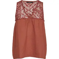 Vero Moda Chris Blouse sans manches Rouge L Femme Rouge L