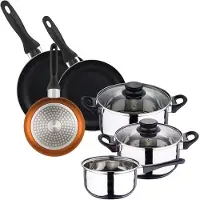 Wellhome Batterie De Cuisine 8 Pièces