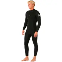 Rip Curl Dawn Patrol 4/3 Mm Long Sleeve Back Zip Neoprene Suit Vert MT Homme