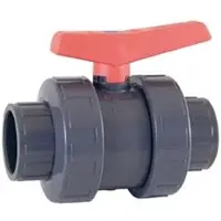 Cepex 02491 Ø63 Standard Ball Valve Female Solvent Socket O-rings In Fpm Green Dot Argenté