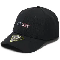 Oakley Apparel 6 Panel Stretch Metallic Cap Noir L-XL
