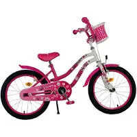 Volare Vélo enfant Lovely - Fille - 18 pouces - Rose Blanc