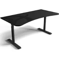 AROZZI Arena Large Bureau Gaming - 160 x 82 x 71-81 cm - Anthracite - Gris Foncé