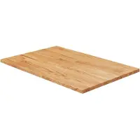 vidaXL Plan de toilette brun clair 60x40x1,5 cm Bois massif traité