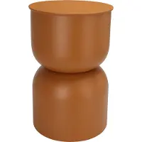 H&S Table d'appoint DISA, mat, Ø 31 cm, orange