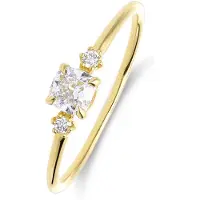 Lucardi Bague or / transparent
