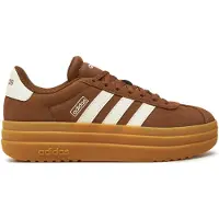 Adidas Baskets basses 'VL COURT BOLD' chocolat / blanc