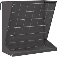 vidaXL Distributeur de Foin Noir 71 x 33 x 70 cm Acier Laminé à Froid