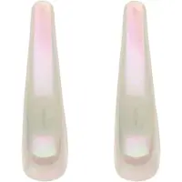 Gaya Boucles d'oreilles transparent / blanc