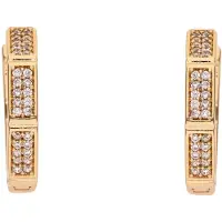 Gaya Boucles d'oreilles or rose