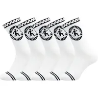Unabux Chaussettes 'Touchdown' noir / blanc