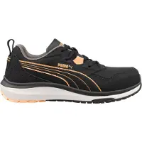 Puma Chaussures de sécurité pour femmes Motion Stepper low S3S blk/peach, conformes à la norme EN ISO 20345:2022 S3S ESD HRO SR taille 40