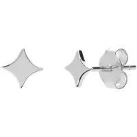 Lucardi Boucles d'oreilles 'Stern' argent