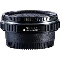 K&F Concept Adaptateur d'objectif K&F Pentax K - Nikon F (avec lentille)