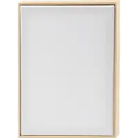 Creativ Company Châssis entoilé avec cadre, A4, format 29,7 x 21 cm, 280 g, blanc, 10 pièces, 1 carton