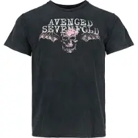 Avenged Sevenfold T-Shirt Manches courtes de - Skeleton Tour - S - XXL - pour Homme - noir - Taille M