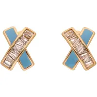 Gaya Boucles d'oreilles turquoise / or rose