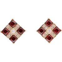 NAEMI Boucles d'oreilles or / merlot