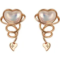 NAEMI Boucles d'oreilles blanc