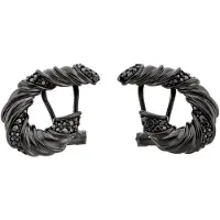 NAEMI Boucles d'oreilles noir